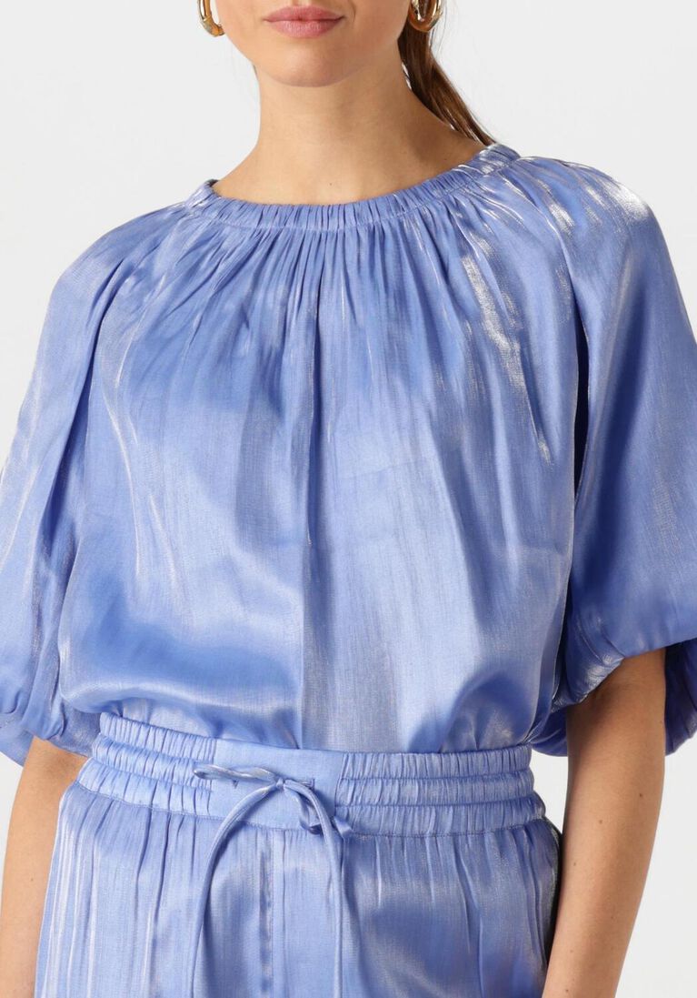 lichtblauwe dante6 top simo shimmer back detail top