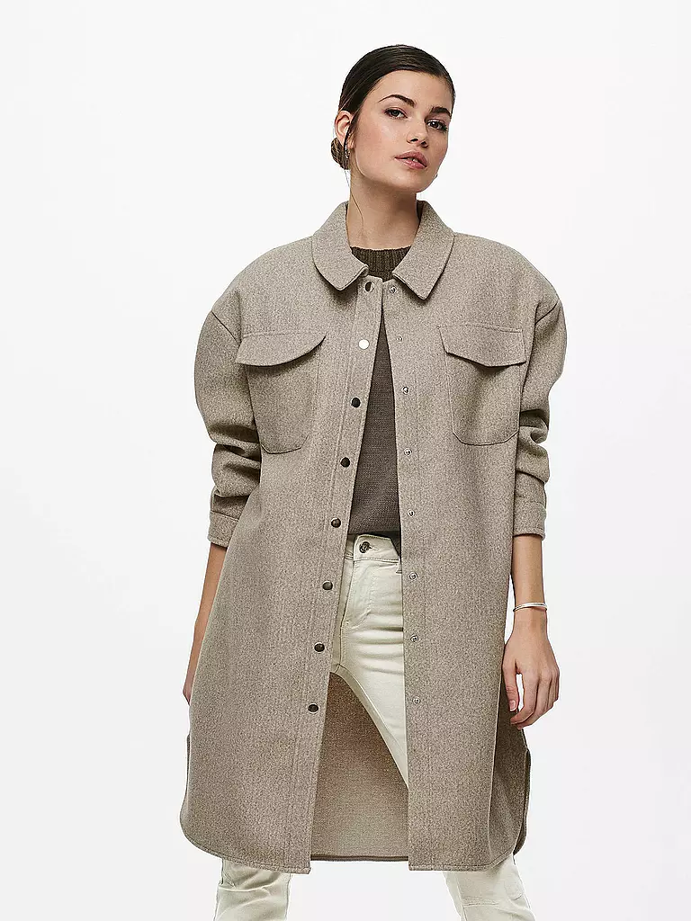 ONLY Overshirt beige