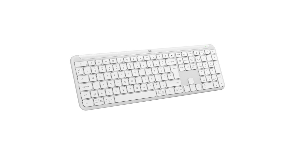 LogitechSignature Slim K950 draadloos toetsenbord  (Wit, US-International)