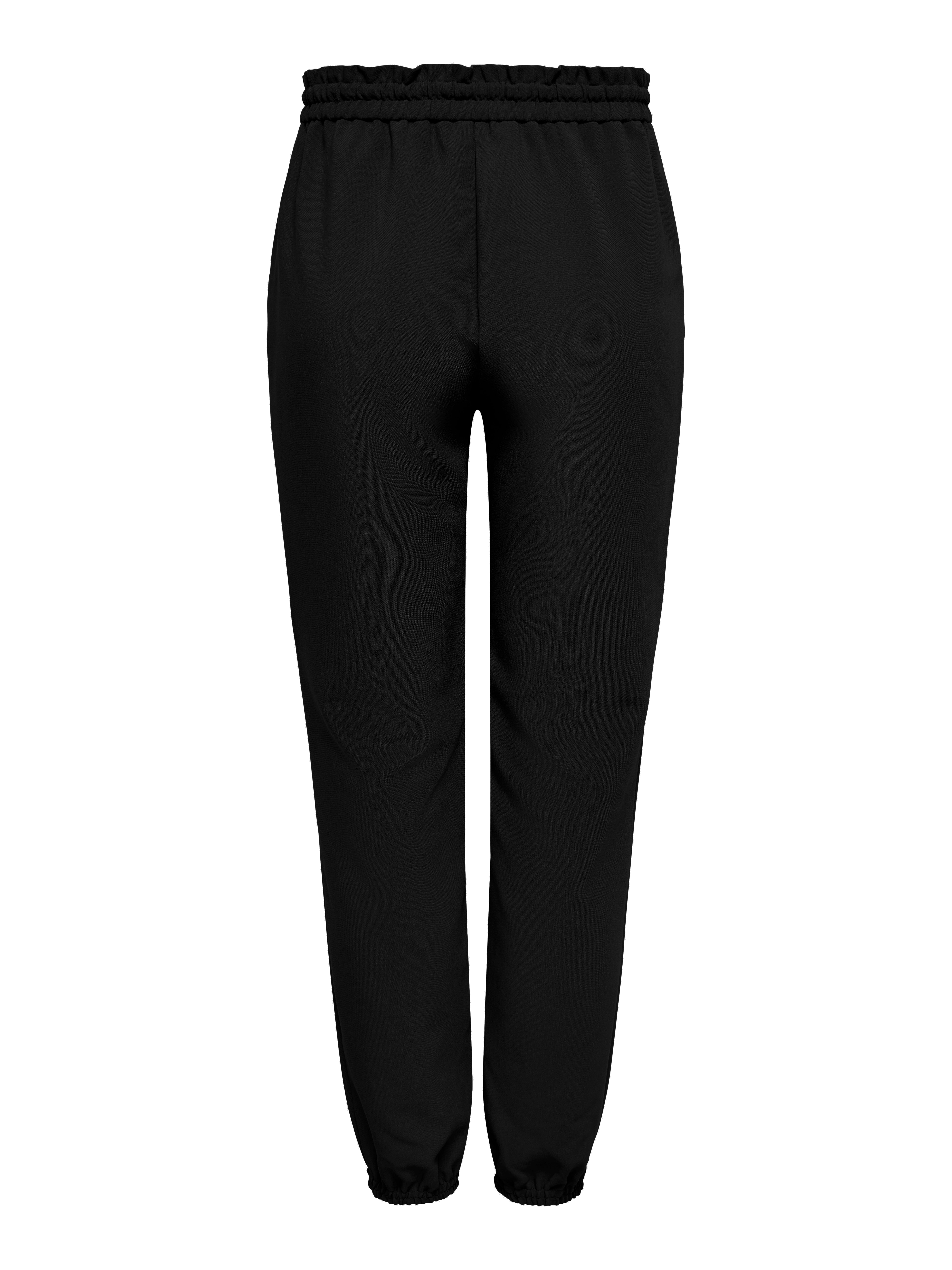 ONLMILIAN Mittlere Taille Locker geschnitten Hose Black