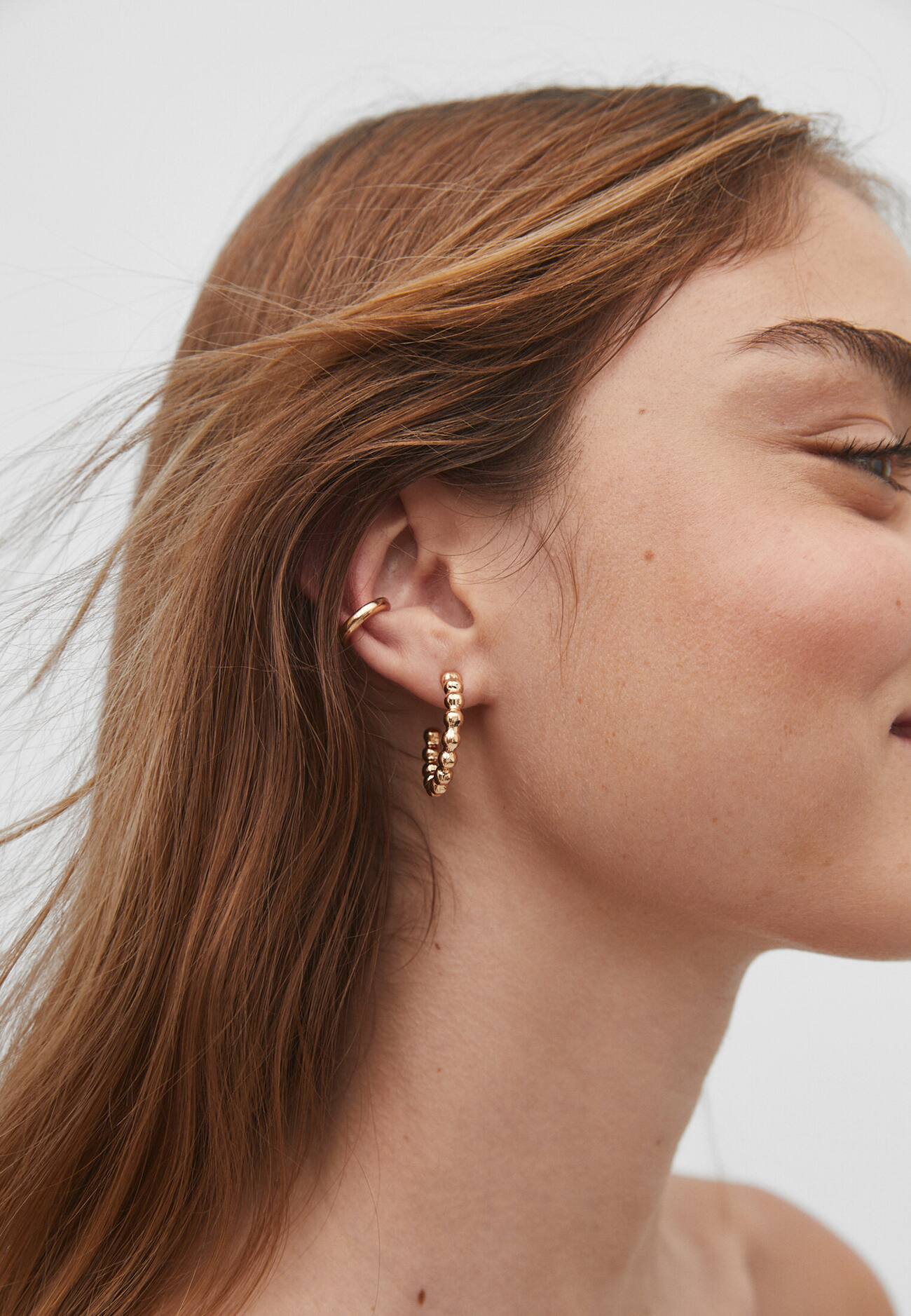 Conjunto de 3 brincos e ear cuffs