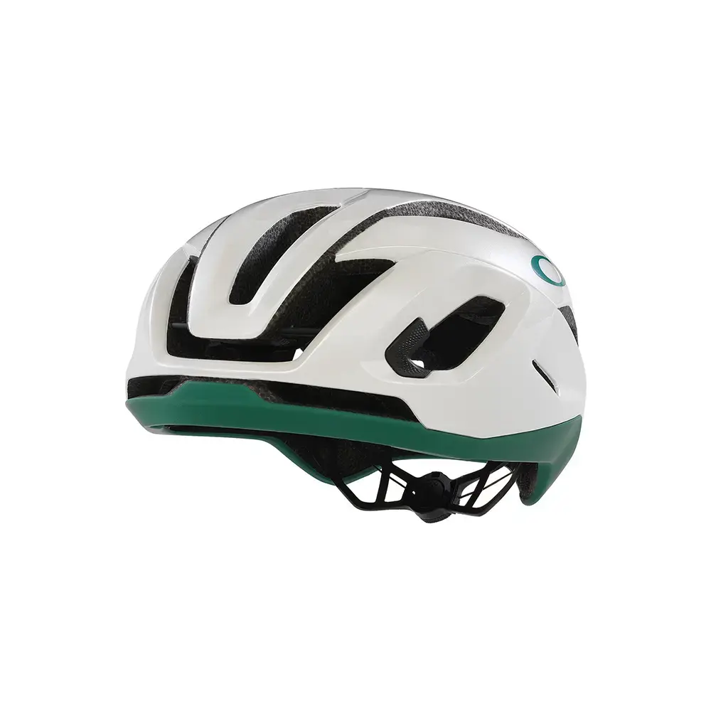 Oakley ARO5 Race EU Fietshelm Mat Wit/Groen/Blauw