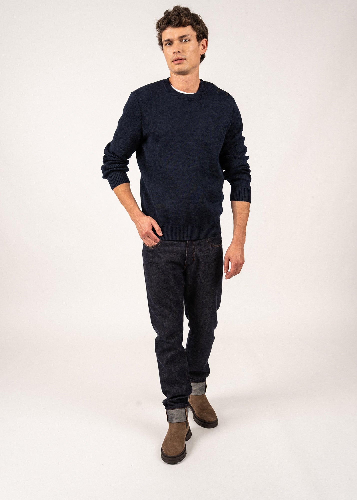 Pull marin uni Cancale