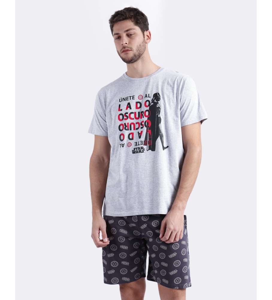 Pijama cinza do lado sombrio da Disney