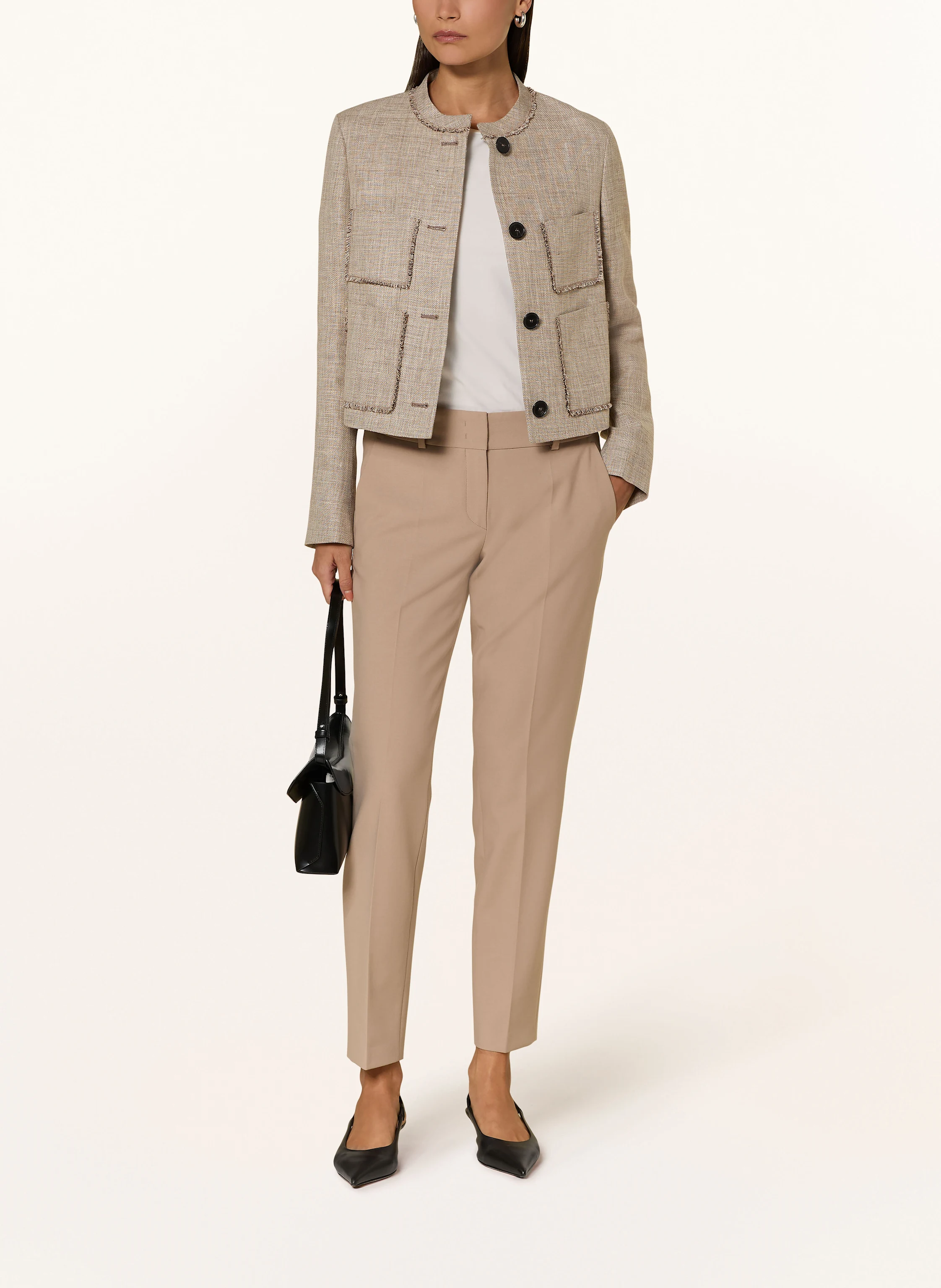 windsor. Kastenjacke mit Leinen