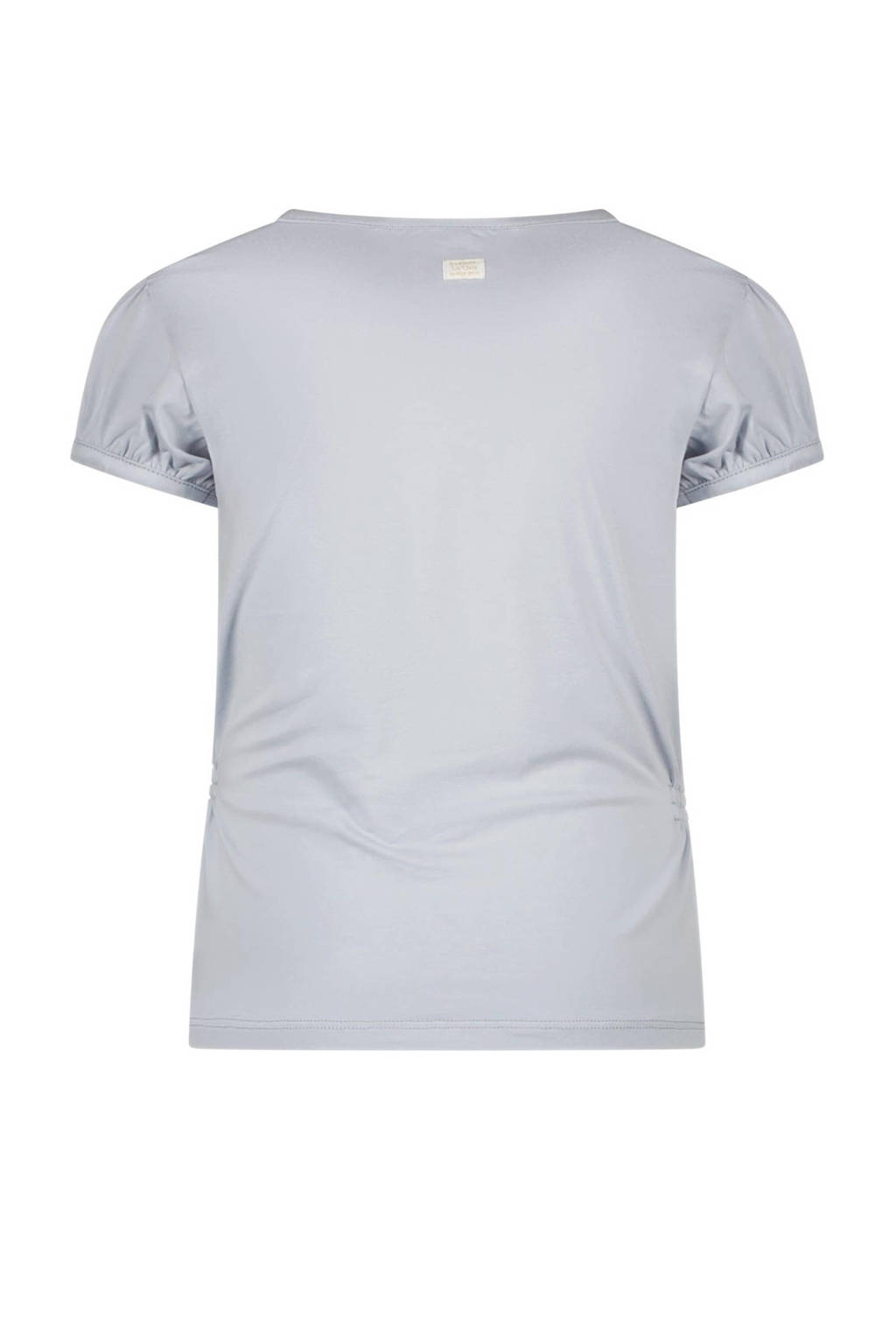 Le Chic T-shirt NOMS met printopdruk lichtblauw