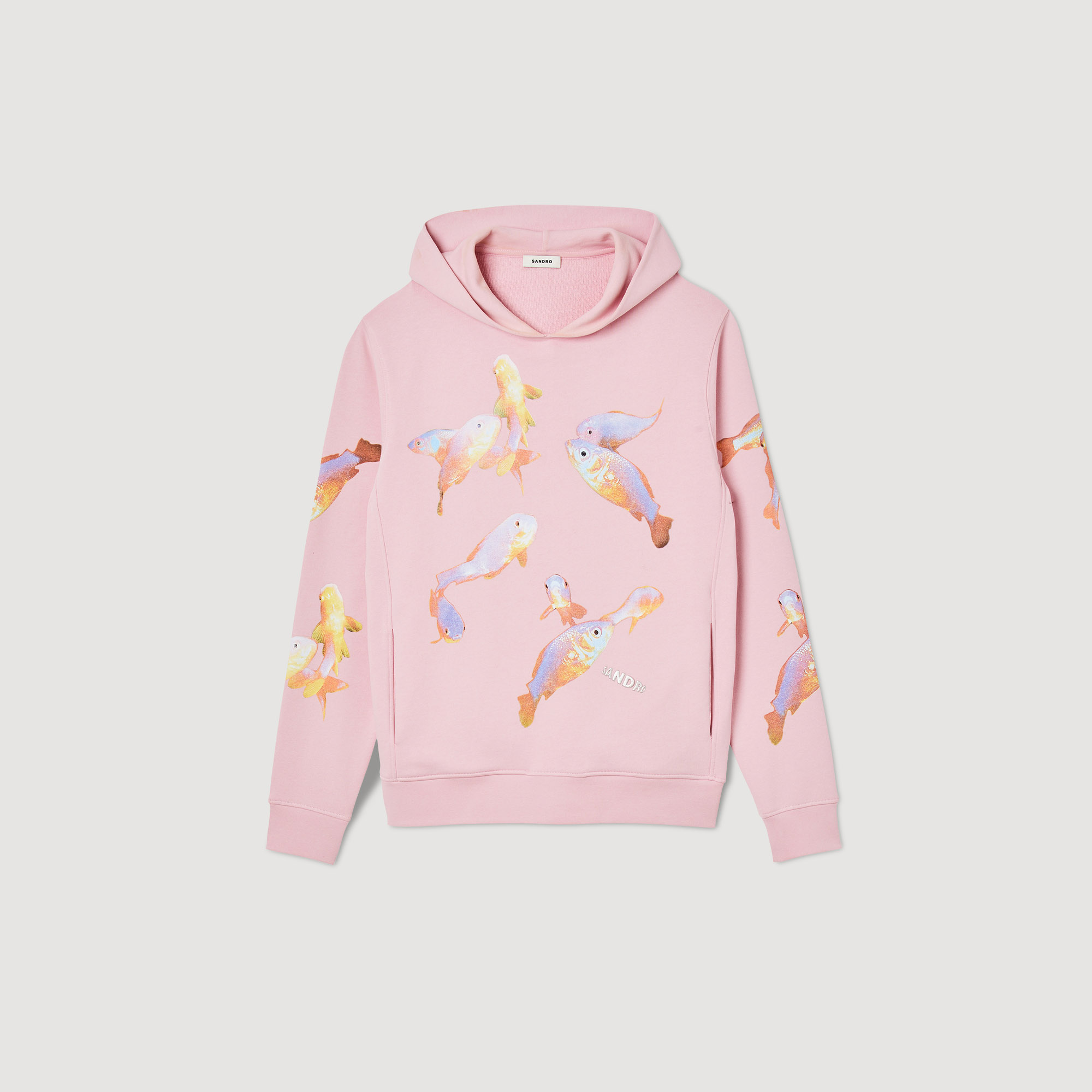 Sweatshirt imprime capuche
