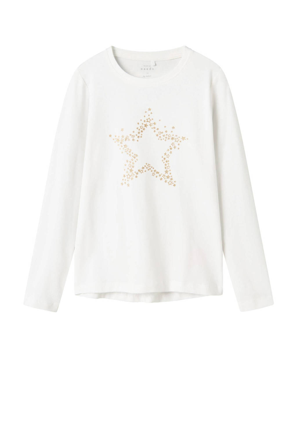 NAME IT longsleeve NKFVIPARTY - set van 2 zwart/wit