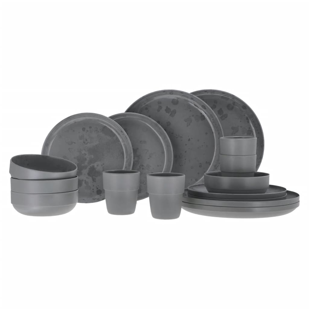 Conjunto de mesa para camping Travellife cinza escuro