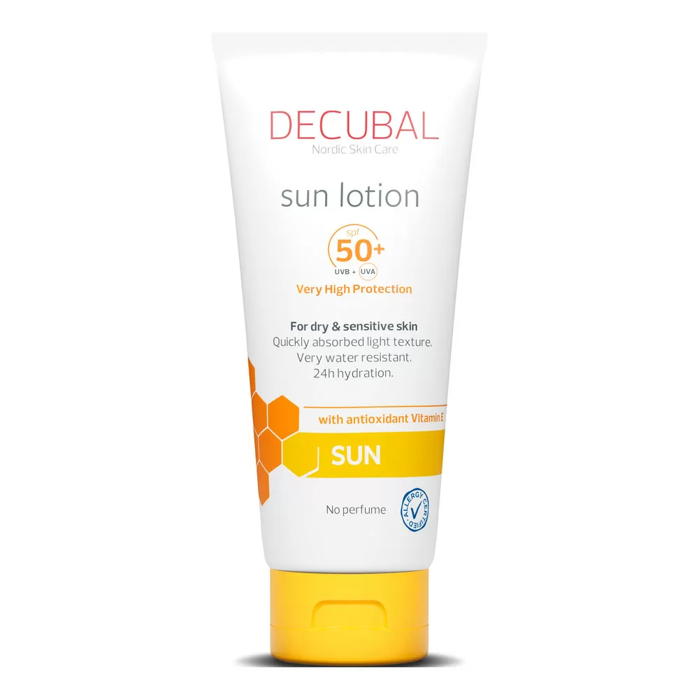 Decubal Sun Lotion SPF 50  - 180 ml.