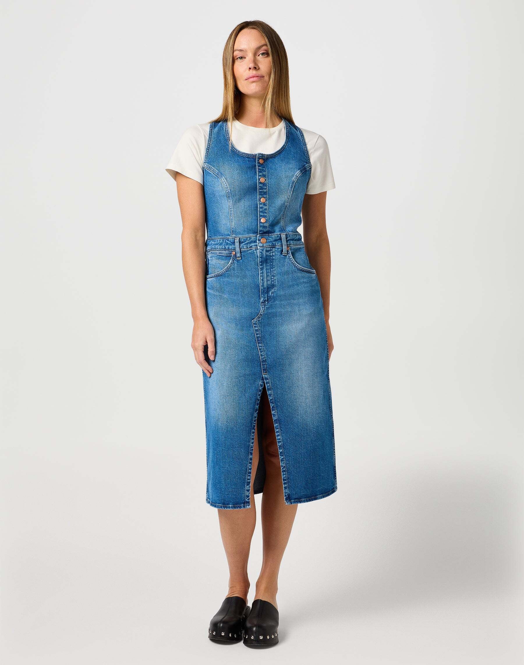 Wrangler Jeanskleid »WRANGLER Jeanskleid The Dress«