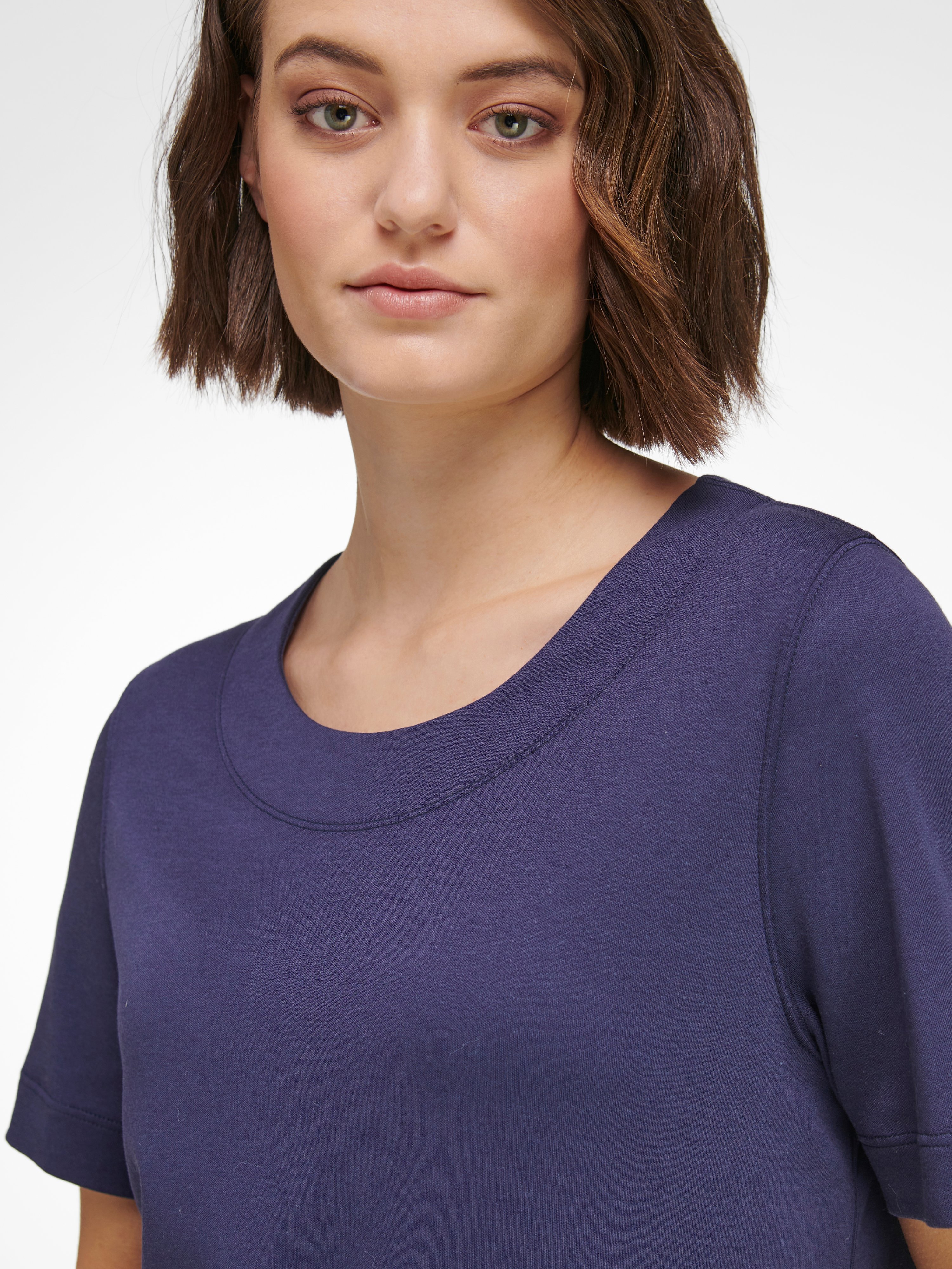 Rundhals-Shirt mit 1/2-Arm