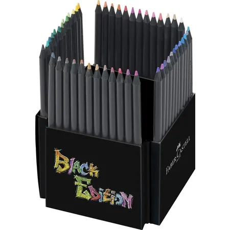 Faber-Castell Buntstifte Black Edition 50er Kartonetui