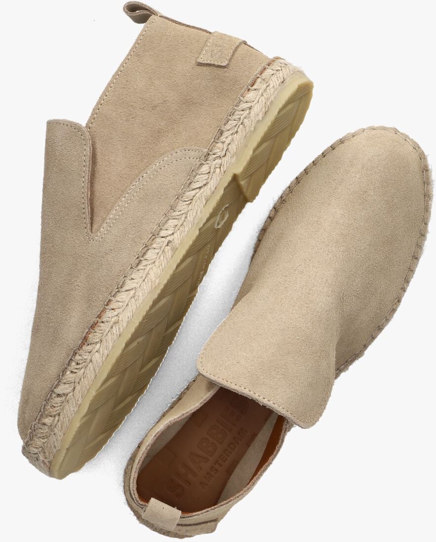 SHABBIES beige shabbies loafers elche  lofa suede