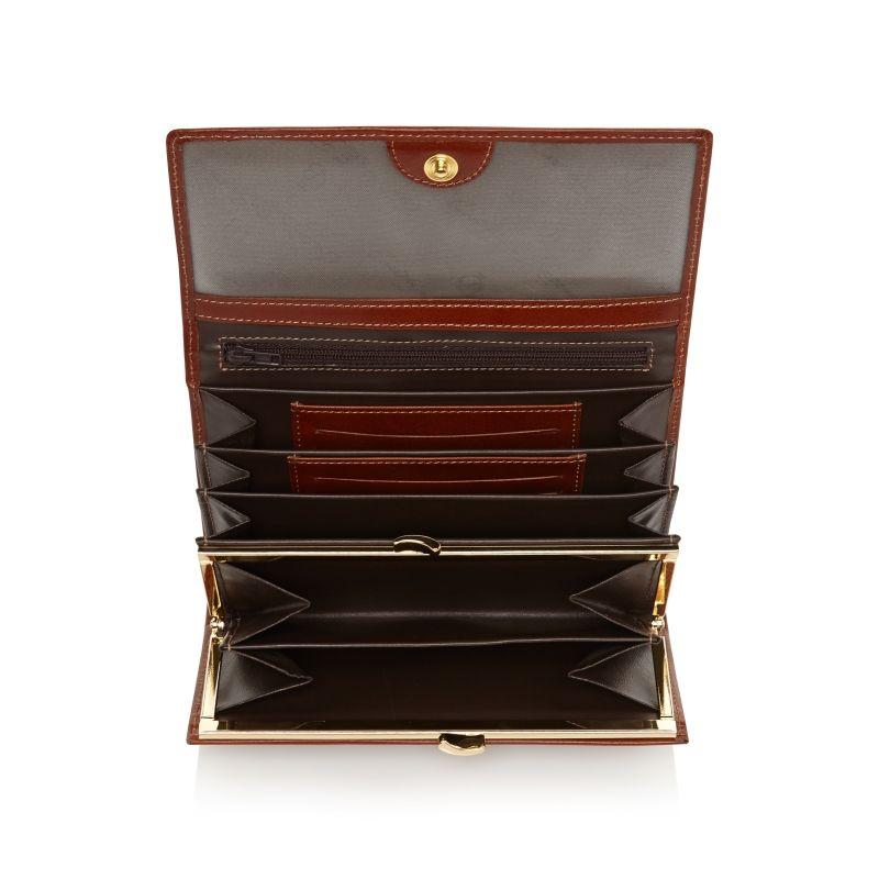 Castelijn & Beerens Gaucho Beugel Portemonnee RFID protected Cognac