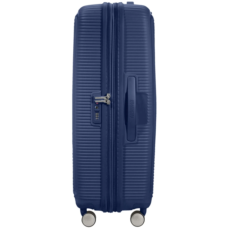American Tourister Soundbox - 4-Rollen-Trolley L 77 cm erw. midnight navy