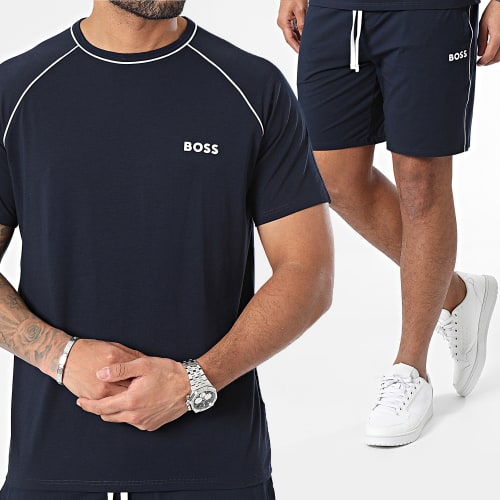 Ensemble Tee Shirt Et Short Jogging Balance 50509420 Bleu Marine