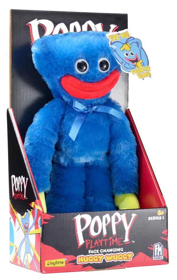 Poppy Playtime Deluxe Plush Huggy Wuggy Face-Changing S1