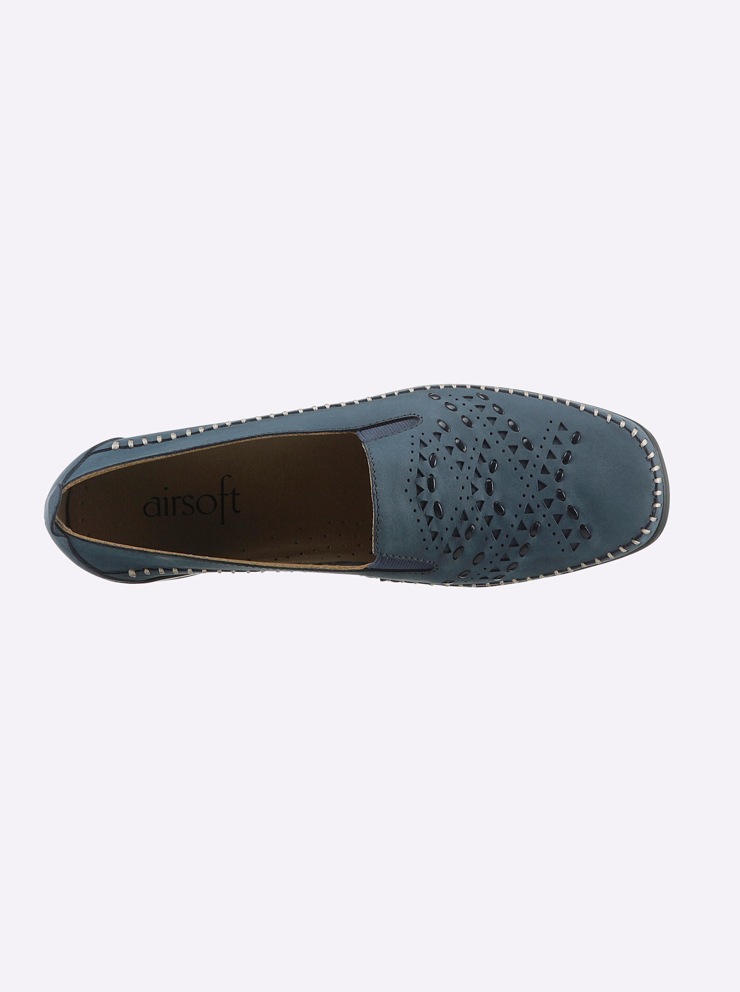 airsoft comfort+ Slipper in jeansblau