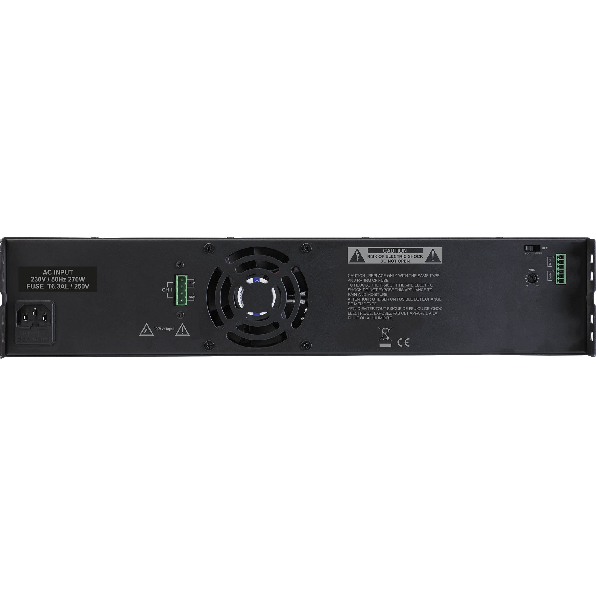 Audiophony AMP480MKII 100 Volt versterker - 1 x 480 W
