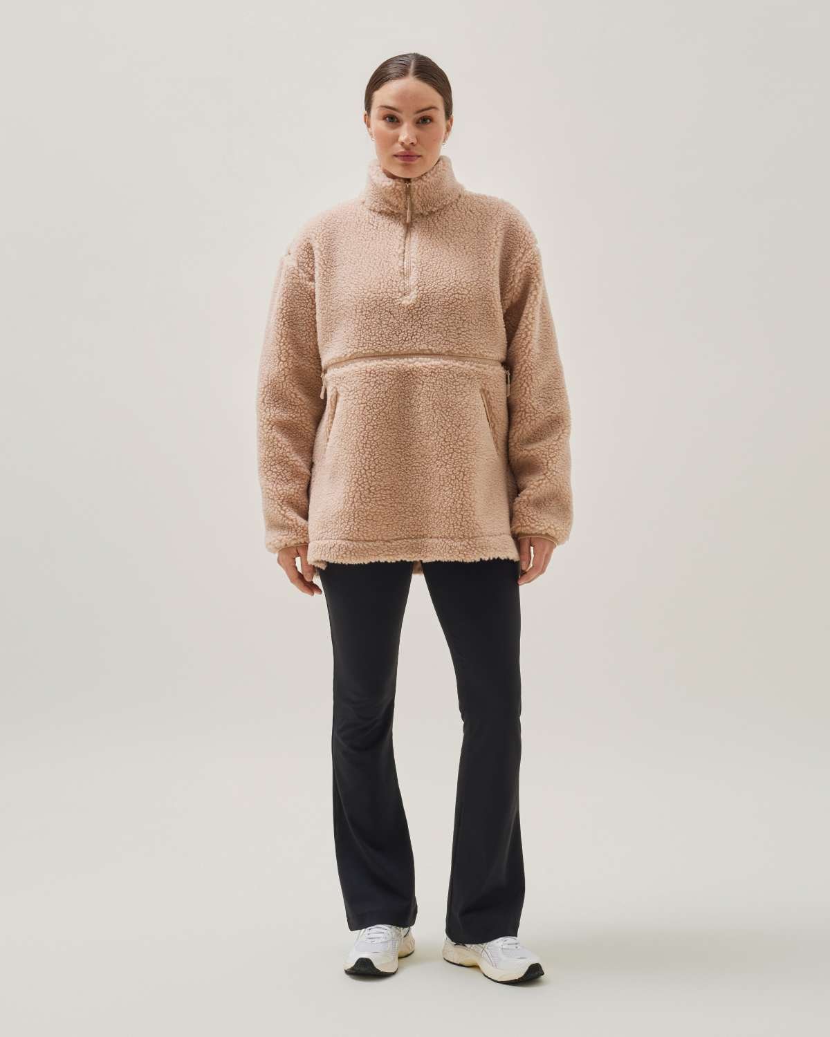 Gravid og Ammegenser – Teddyjakke m/ ull | Pile Fleece Maternity Anorak