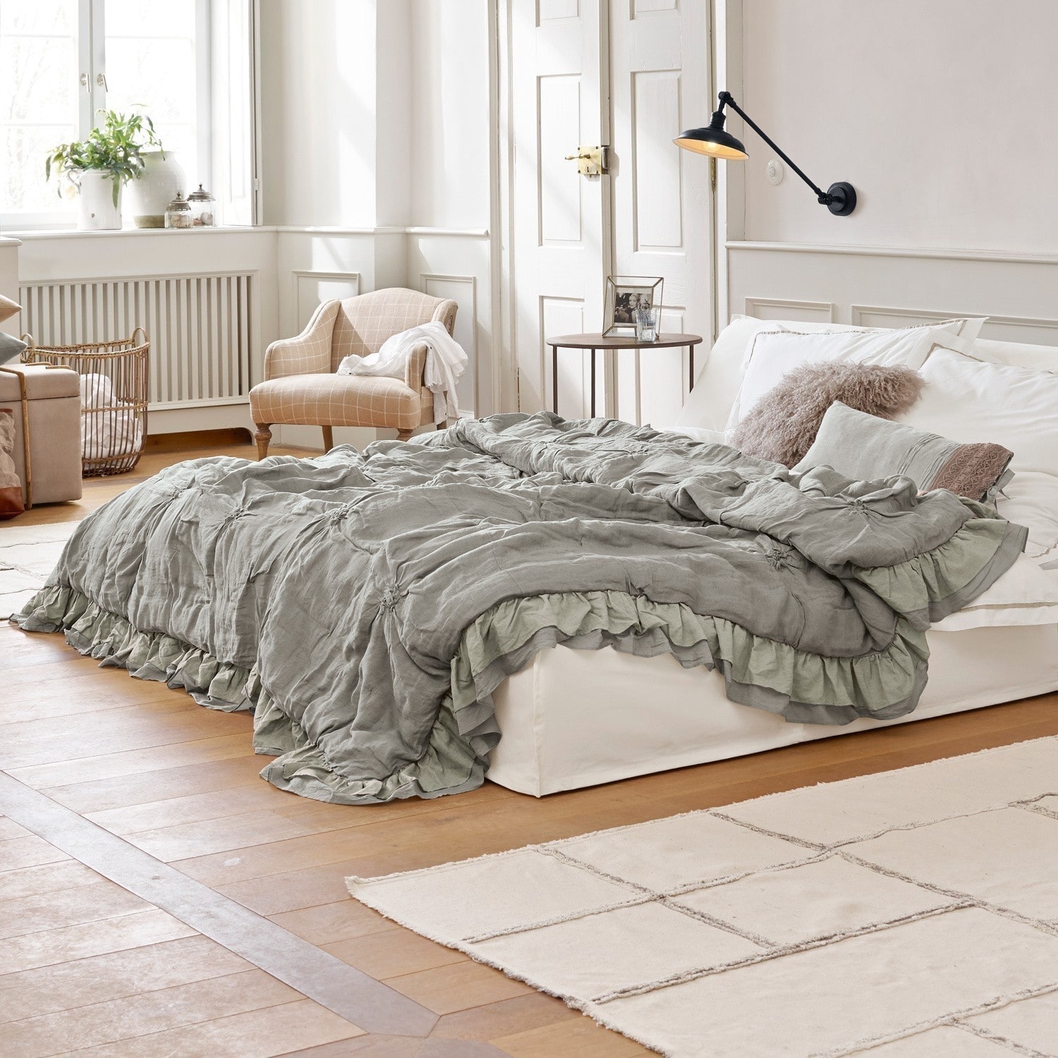 Quilt Millis grau