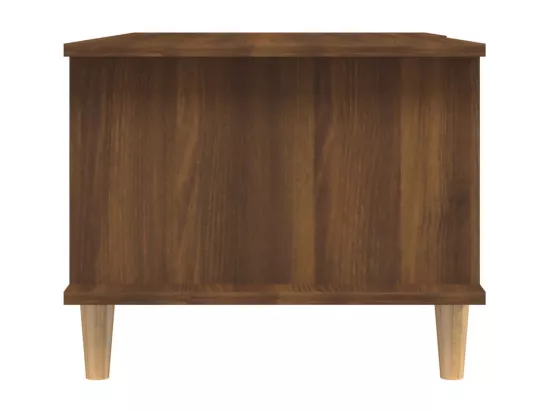 Table basse chêne marron 90x50x40 cm bois d'ingénierie