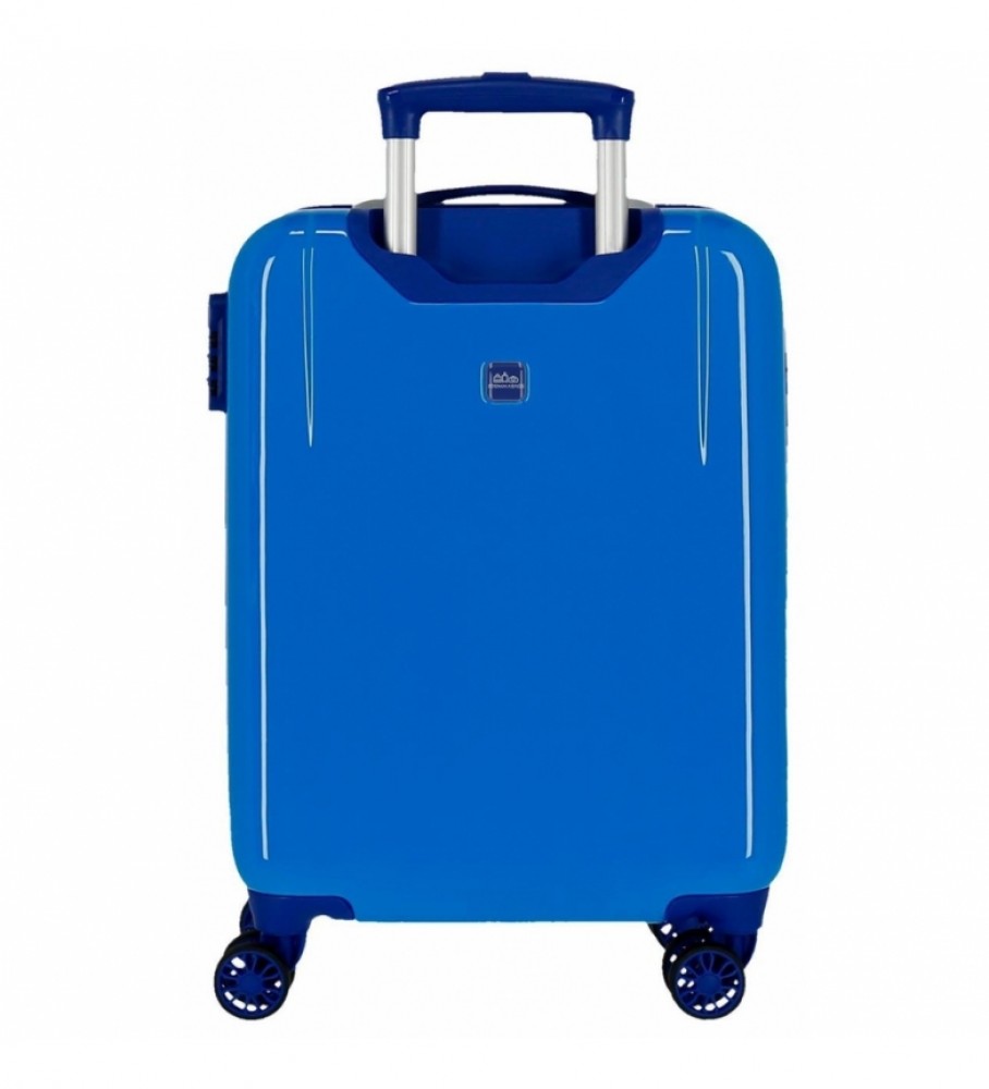 Mala de cabine rígida Disney Mickey na Lua 55cm Azul -38x55x20cm-