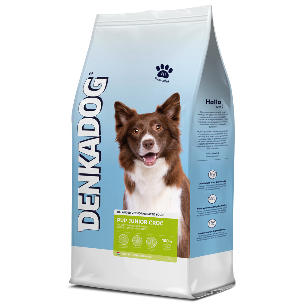 Denkadog Hondenvoer Pup/Junior Croc12,5 kg