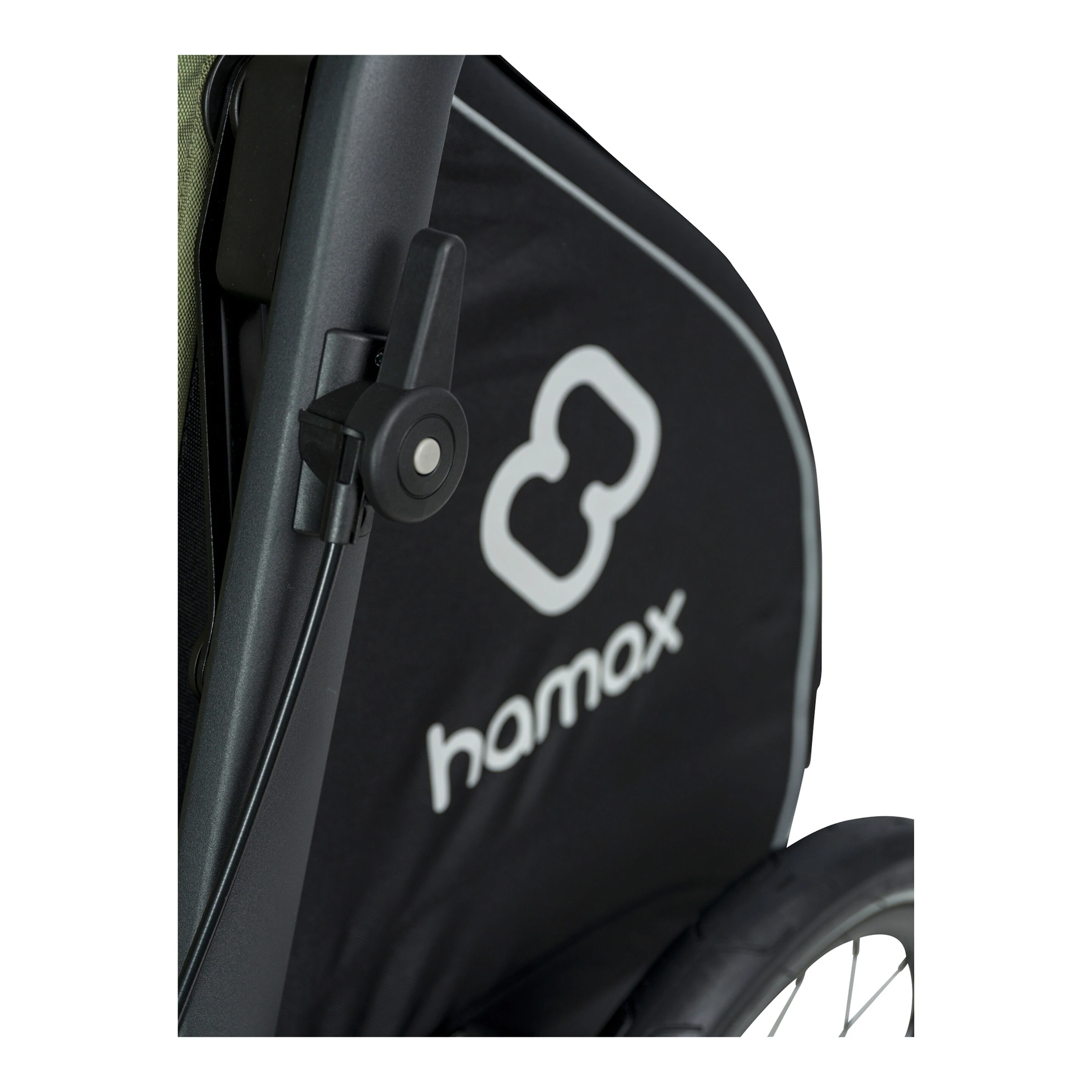 hamax Hundeanhänger PLUTO M green / black