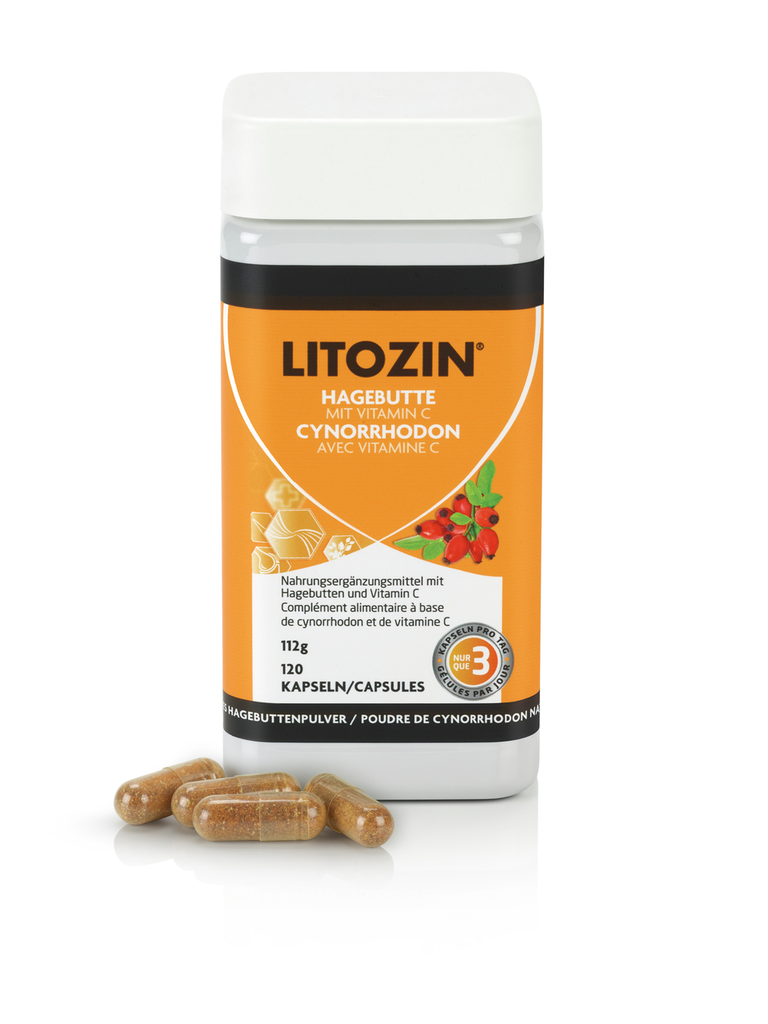 Litozin Hagebuttenpulver<br>120 Stück, Kapsel, (neu)