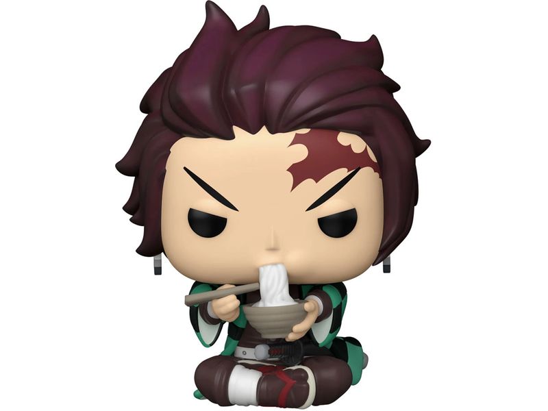 Funko Figur POP! Demon Slayer: Tanjiro Kamado with Noodles Sammelfigur aus dem Demon Slayer-Universum