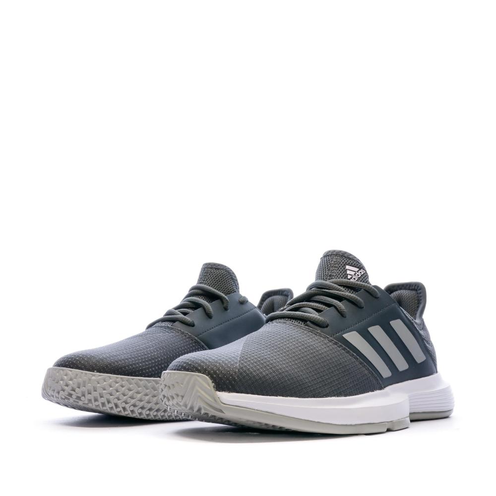 Adidas Chaussures de Running Grise Femme Adidas Gamecourt W
