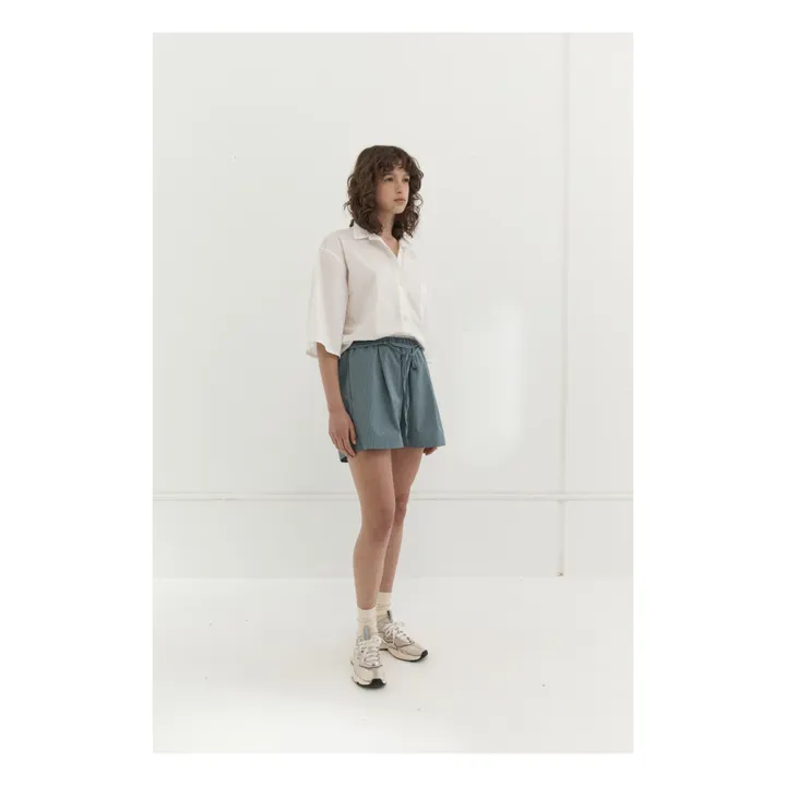 Deiji Studios Set Double Loop Coton Bio | Blanc