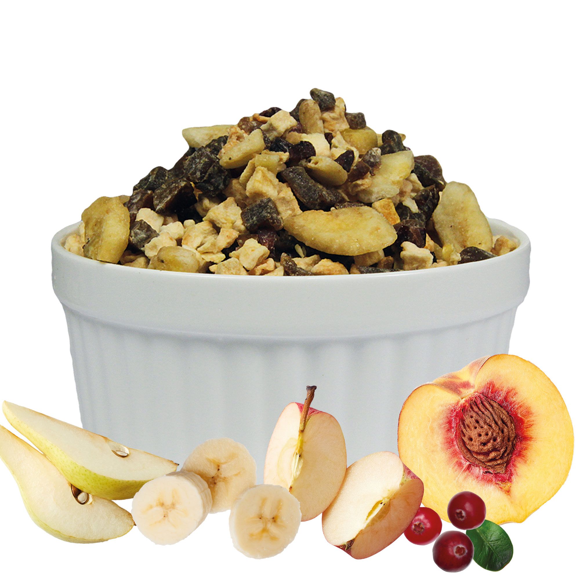 Schecker Hundefutter - Hunde Obstmischung