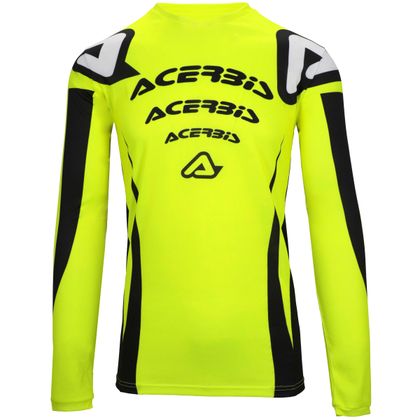Maillot cross Acerbis MX J-TRACK NASCAR 2024 - Jaune / Noir