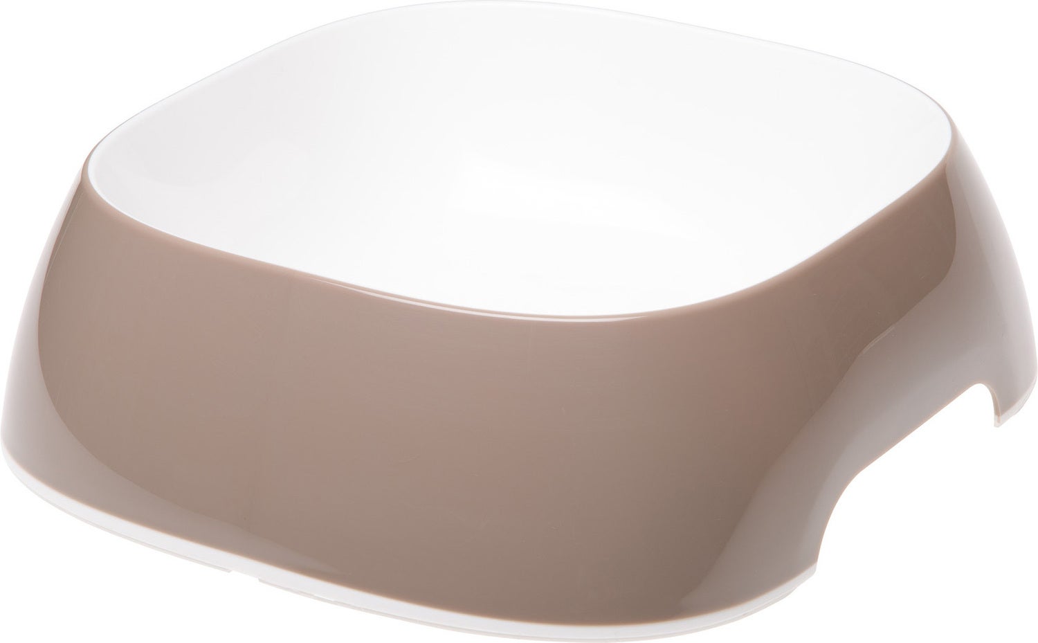 Ferplast honden- en kattenvoerbak Glam grijs 23,5 x 22,5 x 7 cm