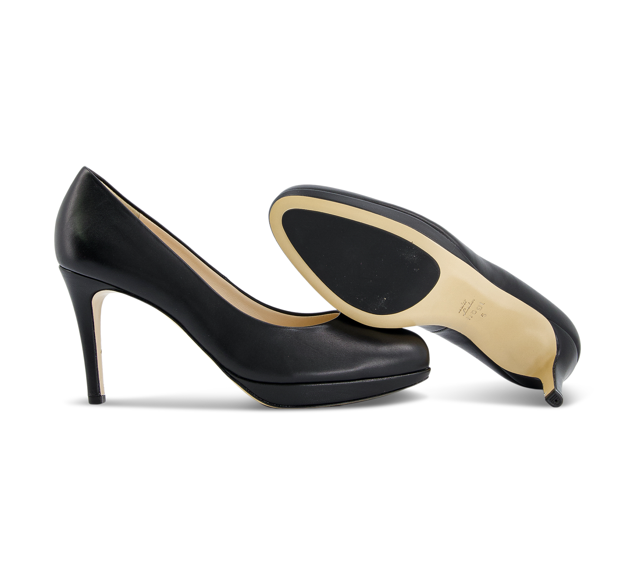 Högl Plateaupumps schwarz