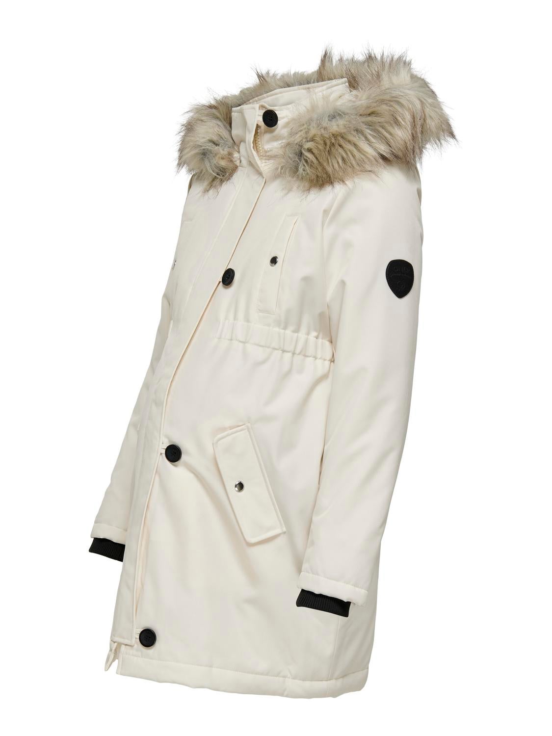OLMIRIS Langer Parka Eggnog
