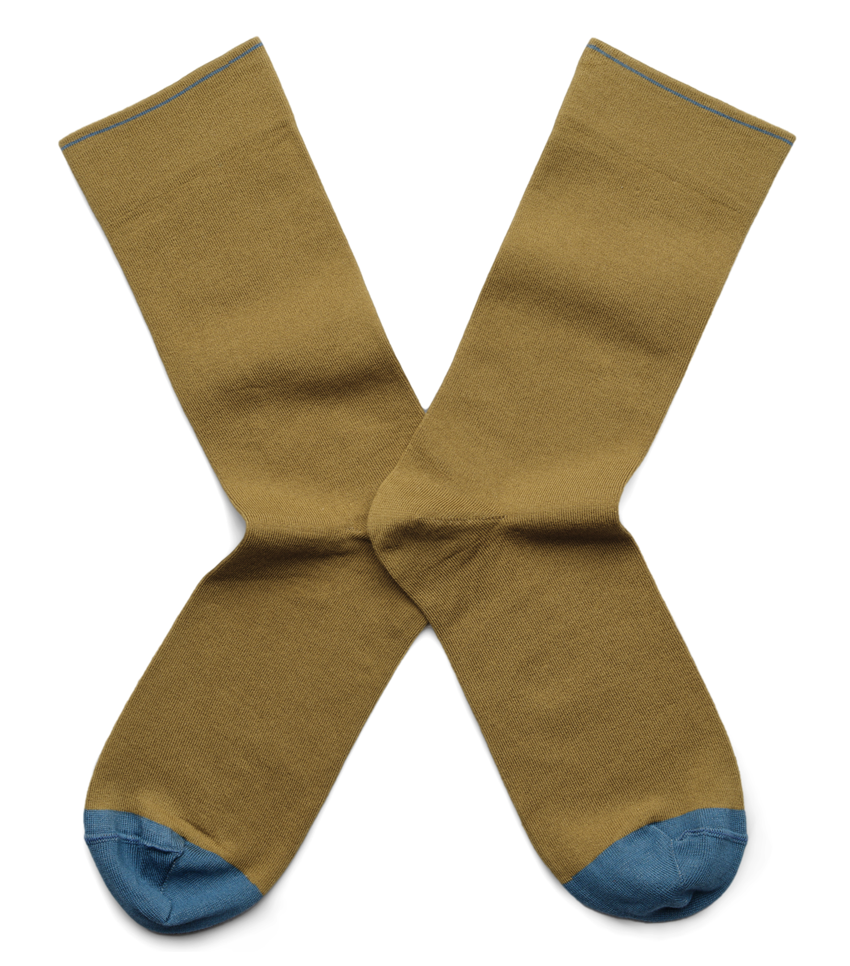 Chaussettes en coton mélangé | Kaki