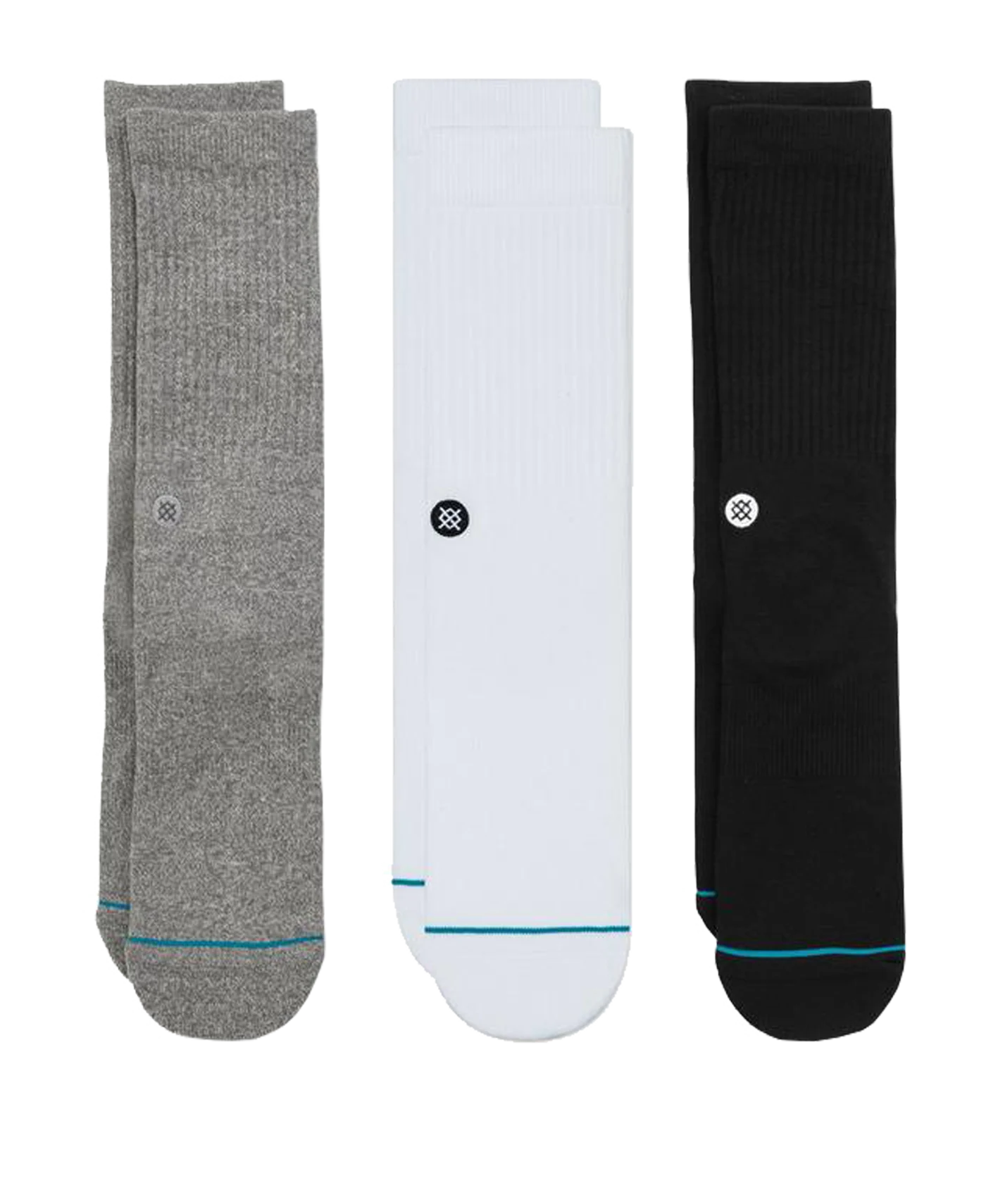 Stance Uncommon Solids Icon Socks 3er Pack Multi