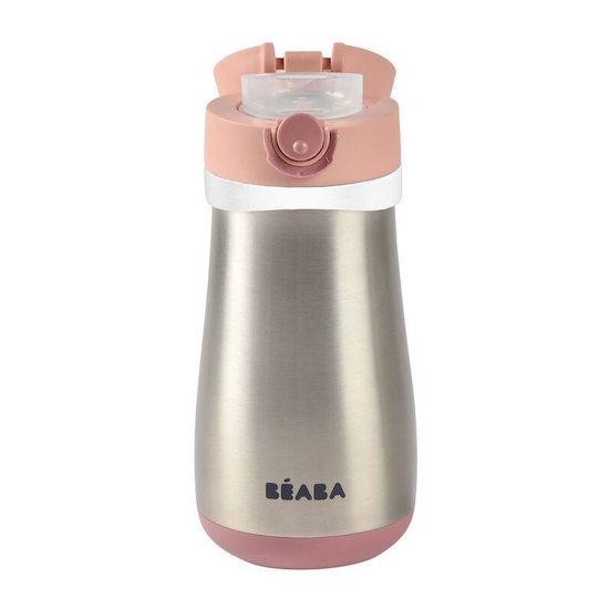 Gourde inox   Old Pink        de               Béaba