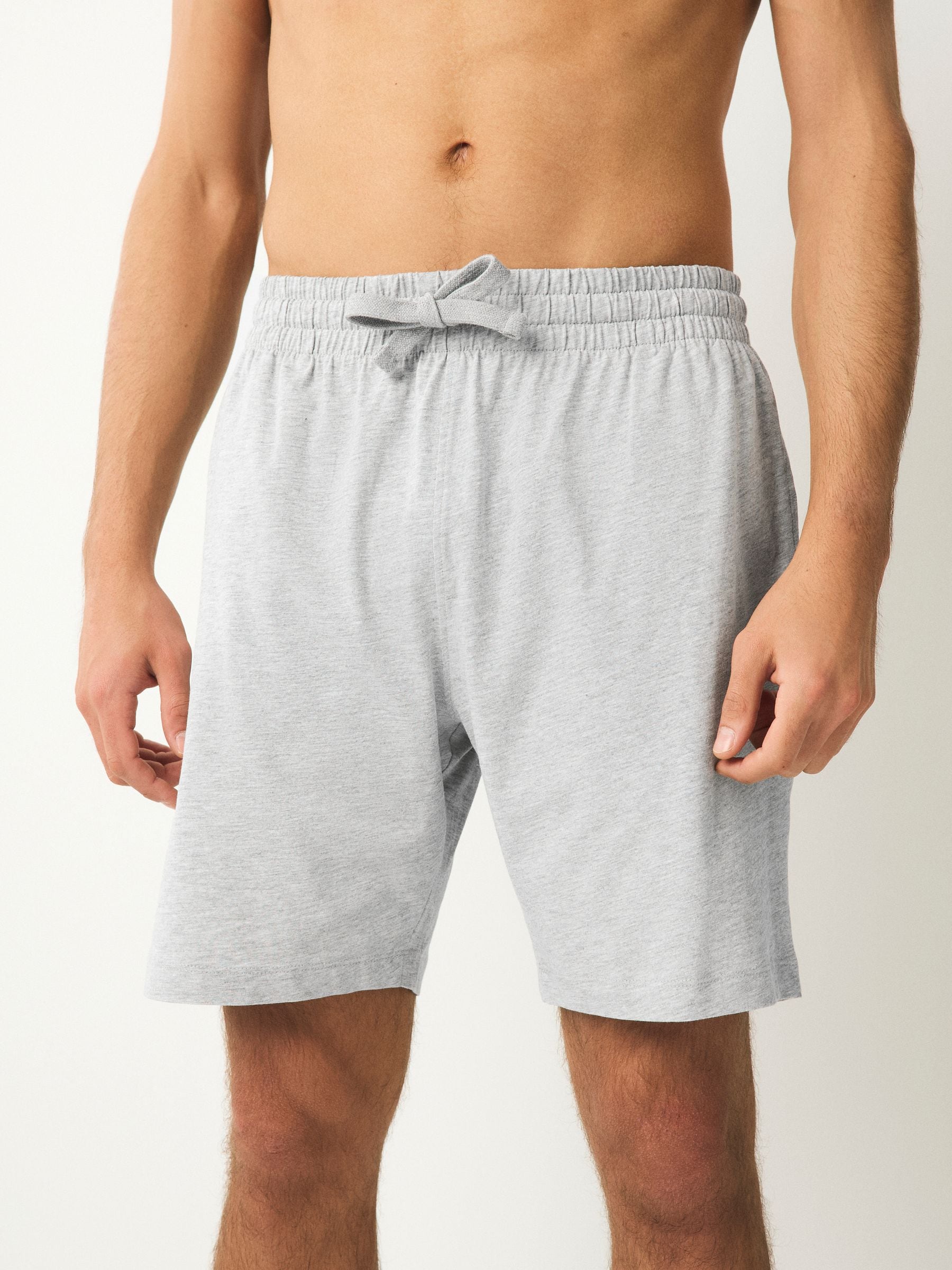 Marineblauw/grijs - Set van 3 jersey pyjamashorts
