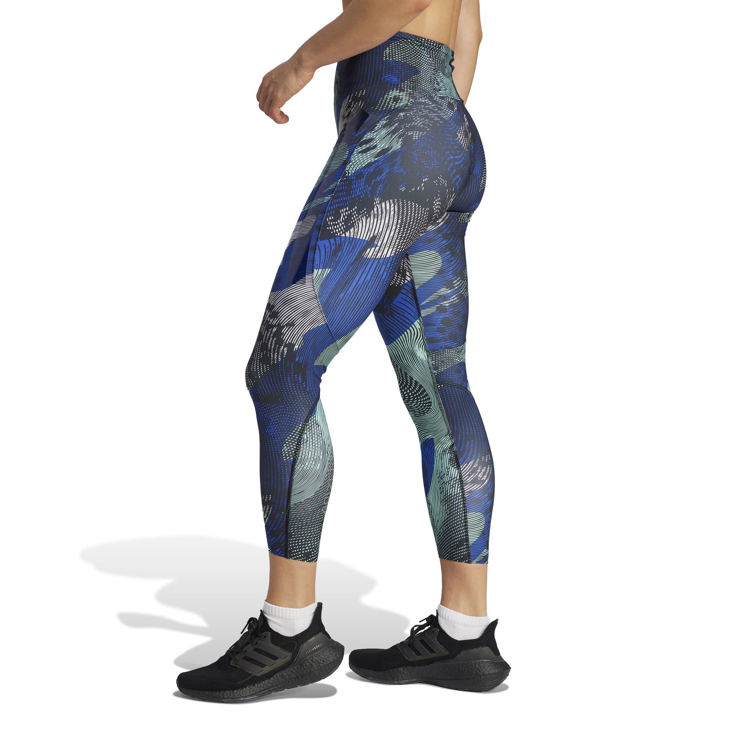adidas Adizero Allover Print 7 8 Leggings Womens