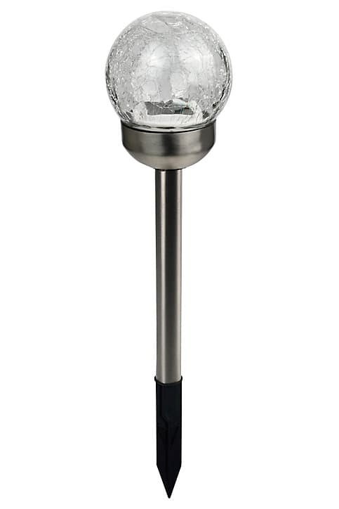 Kit 6 spots piquet pour Jardin solaire ⌀10cm IP44 blanc froid argent