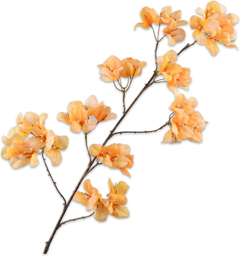 Silk-Ka kunstbloem Bougainvillea geel 120 cm