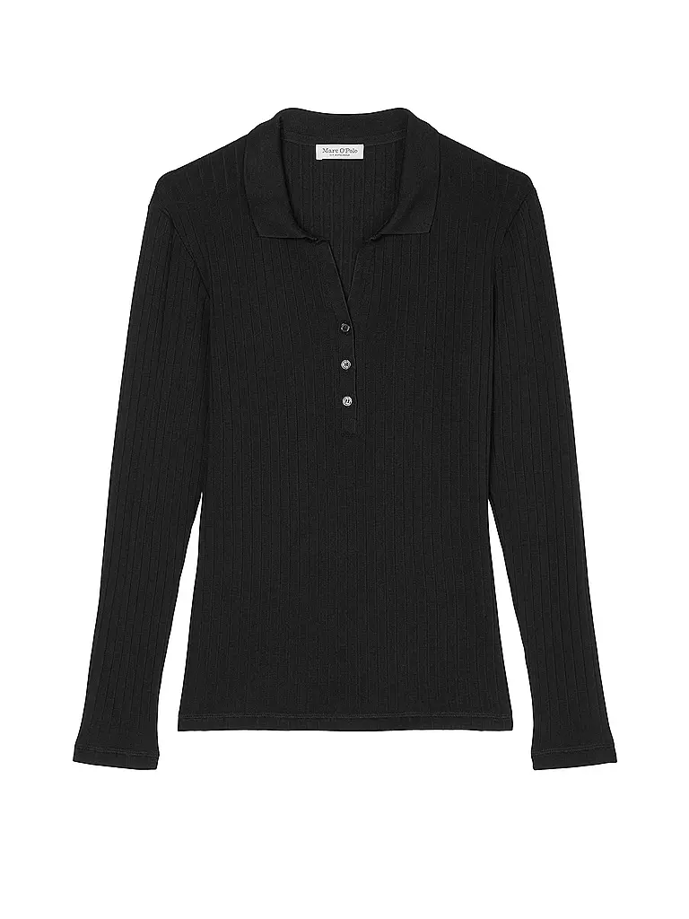MARC O'POLO Poloshirt schwarz