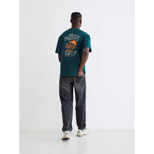 Woodbird Baine Eat T-shirt, Sports Green, M
