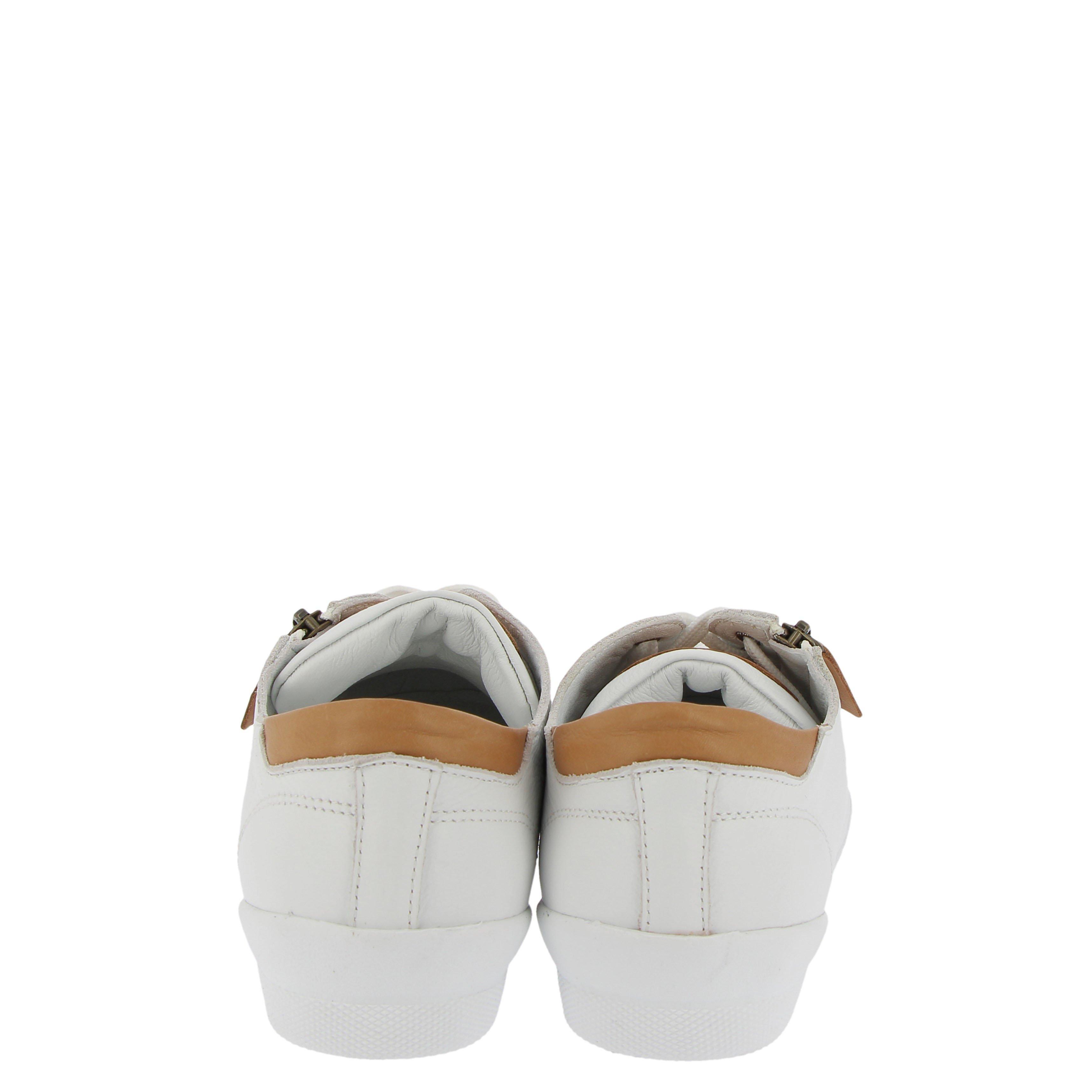 Schnürschuhe mit dekorativem Reißverschluss