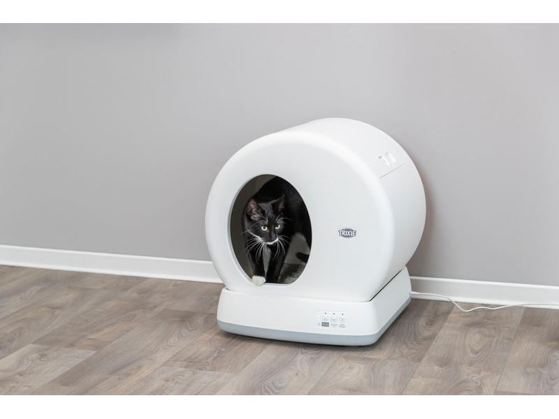 Trixie Selbstreinigende Katzentoilette, 53 × 55.5 × 52 cm, Katzentoilette